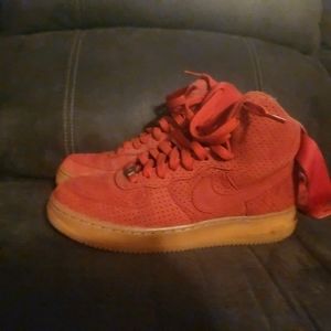 Vintage Red Velvet Nike AF1